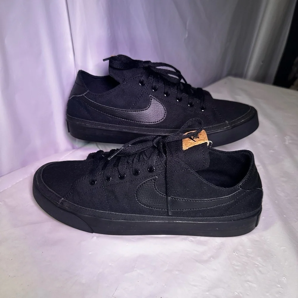 Nike All-Black Low-Top Sneakers